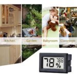 2-Pack: Mini Digital Hygrometer Gauge Indoor Thermometer - Image 7