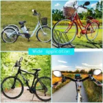 2-Piece: 360?? Adjustable Rotatable Handlebar Mirror - Wide Angle Bicycle Mirror - Image 6