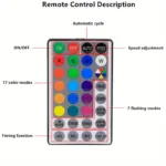24 LED RGB 16 Colors Rose Tree Night Light Battery And USB Plug Operated Rose Flower Fairy Lights Remote Control - Image 9