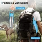 25oz Portable Dog Stainless Steel Water Dispenser Leak Proof Design - Image 14