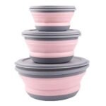 3-Pieces: Folding Camping Bowl Set - Image 3