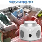 360?? Ultrasonic Mice Repellent Indoor with 3 Modes 9 Strobe Lights - Image 11
