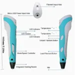 3D Printing Pen With Display - Includes 3D Pen - Image 3