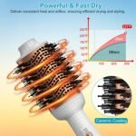 4-in-1 Hari Dryer Brush Curling Styler Volumizer Straightener Negative Ion Anti-Frizz - Image 4