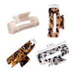 4-Pack: MagicSky Hair Claw Clips - Image 3