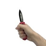 4.5" Dagger Blade OTF Knife with Belt Clip - Image 10