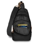 Real Leather Solid Strap Shoulder Sling Bag - Image 5