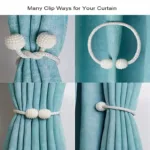 6-Pack: Magnetic Curtain Tiebacks, Decorative Curtain Holdbacks - Image 7