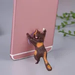 6-Pack: Portable Universal Cute Cat Cell Phone Holder - Image 4