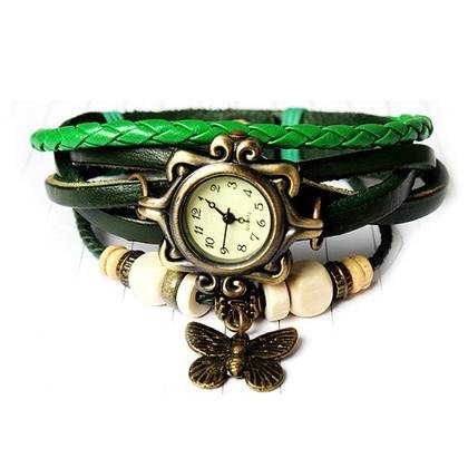 Boho Chic Vintage Inspired Handmade Butterfly Watch - Image 5