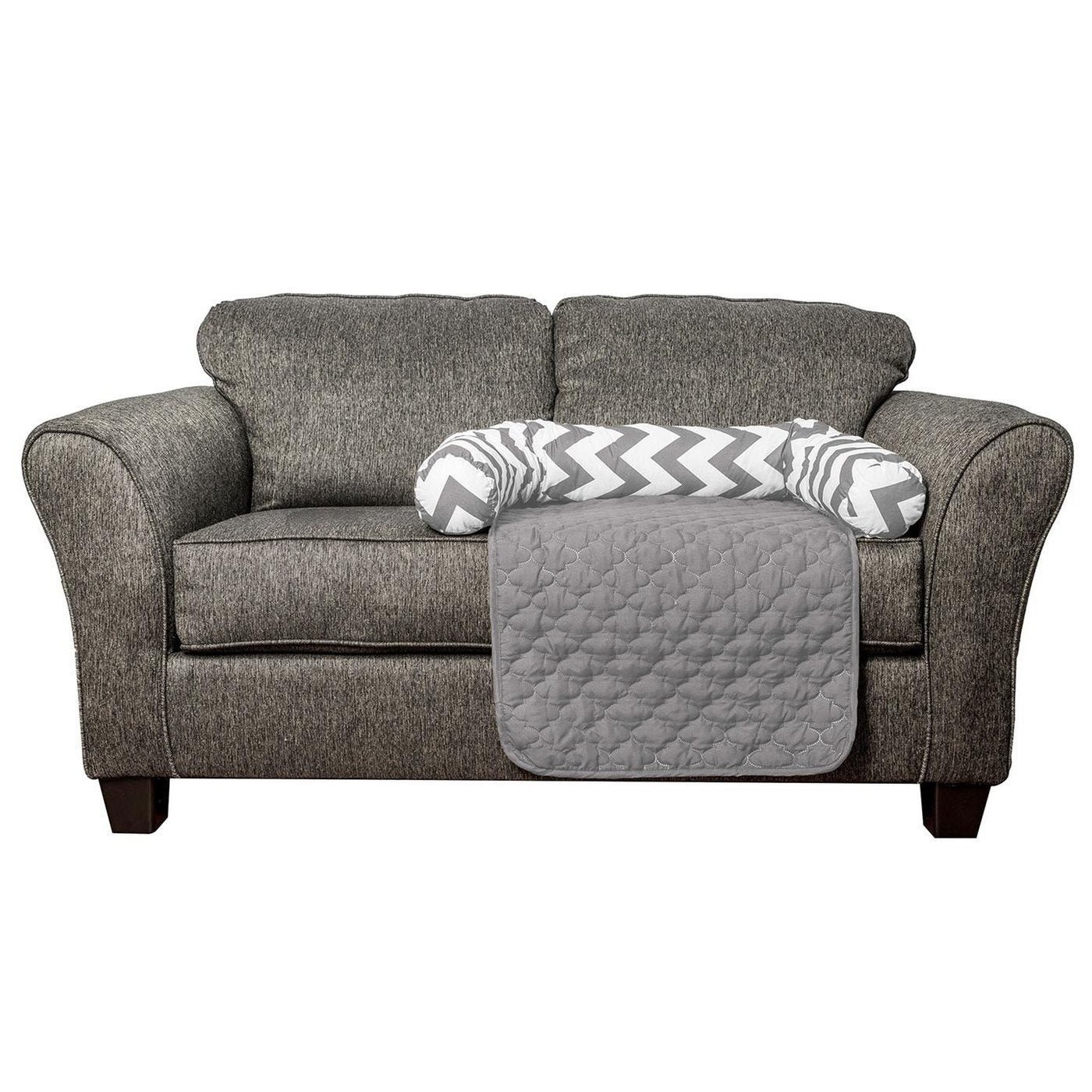 Chevron Reversible Quilted Pet Bed Chair Cover - Assorted Sizes - Image 16