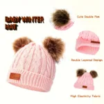 Children's Winter Knitted Wool Lining Warm Hat, Scarf, Glove Set For 2-5 Year Old Boys And Girls - Image 12