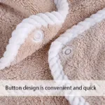Coral Velvet Bath Towel Skirt Bow Sling Bathrobe - Image 8