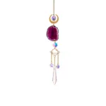 Crystal Sun Catcher Pendant Wind Chime Home Decor - Image 5
