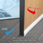Door Draft Stopper Under Door Seal for Exterior/Interior Doors - Image 5