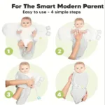 Easy-to-Wrap Swaddling Blankets For Newborns - Image 10