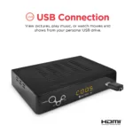 Ematic AT103B Digital Converter Box with LED Display and Recording Capabilities (Black) - Image 11