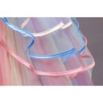Girl's Rainbow Tulle Lace Dress - Image 5