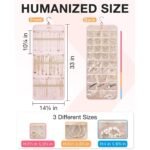 Hanging Jewelry Organizer Storage Roll - Image 15