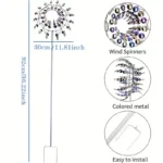 Kinetic Wind Sculptures & Spinners 3D Wind Spinner Wind Powered Wind Art - Image 8