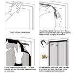 Magnetic Screen Door Hands-free Fly Mesh Door Curtain - Image 10