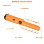 Metal Detector Pin Pointer with Retractable Hanging Wire - Image 8