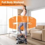 Mini Fitness Stepper with 2 Resistance Bands LCD Monitor - Image 6