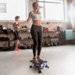Mini Fitness Stepper with 2 Resistance Bands LCD Monitor - Image 11