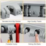 Mop Holder Wall Mount Hanger Organizer Storage - Image 15