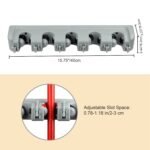 Mop Holder Wall Mount Hanger Organizer Storage - Image 13