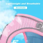 Reflective Dogs Harness with Leash Adjustable Harness Vest Breathable Collars - Image 11