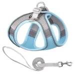 Reflective Dogs Harness with Leash Adjustable Harness Vest Breathable Collars - Image 5