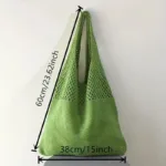 Simple Retro Hollow Crochet Bag - Image 12