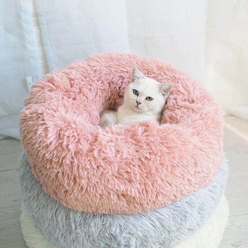 soft-winter-warm-plush-calming-pet-bed-pet-supplies-dailysale-811251.jpg Soft Winter Warm Plush Calming Pet Bed - Image 1