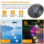 Solar Powered LED Ball Wind Chimes - Color Changing LED String Light - Image 13