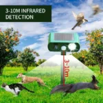 Solar Ultrasonic Animal Repeller with Motion Detector - Image 4
