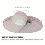Summer Beach Neck Sunscreen Hat - Image 10