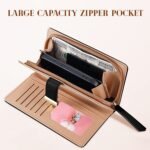 Sweet Cute Women's Long Leaf Bifold Wallet - Image 11