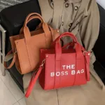 Trendy Leather Tote Bag Small Personalized Top Handle Crossbody Handbags - Image 10