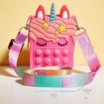 Unicorn Pop-it Bubble Fidget Handbag for Kids - Image 5
