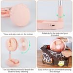 USB Rechargeable Portable Folding Desk Table Fan - Image 18