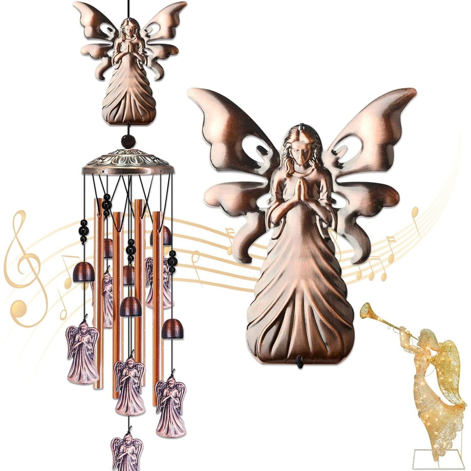 wind-chimes-for-outside-decor-garden-patio-angel-dailysale-636666.jpg Wind Chimes for Outside Decor - Image 1