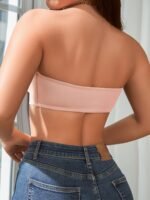 Women's Lingerie and Everyday Underwear,Wireless Comfort Bandeau Bra - Soft, Seamless, Strapless, Non-Padded, Front Buckle Closure - Image 9