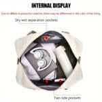 Luxurious Oversized Duffel Bag - Stylish & Durable with Waterproof Compartment, Multi-Functional Carry - Image 4