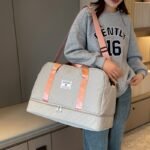 Luxurious Oversized Duffel Bag - Stylish & Durable with Waterproof Compartment, Multi-Functional Carry - Image 11